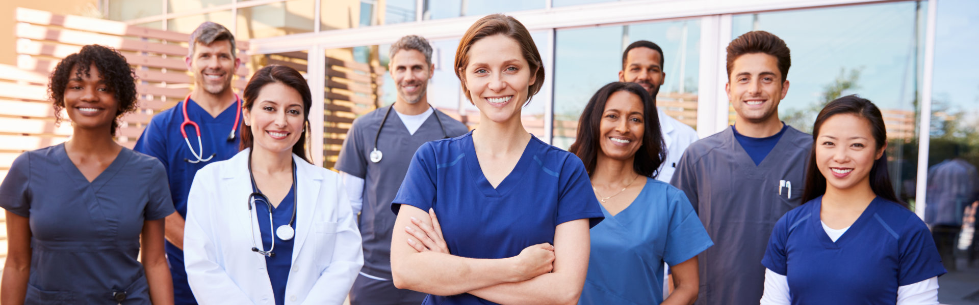 medical team smiling