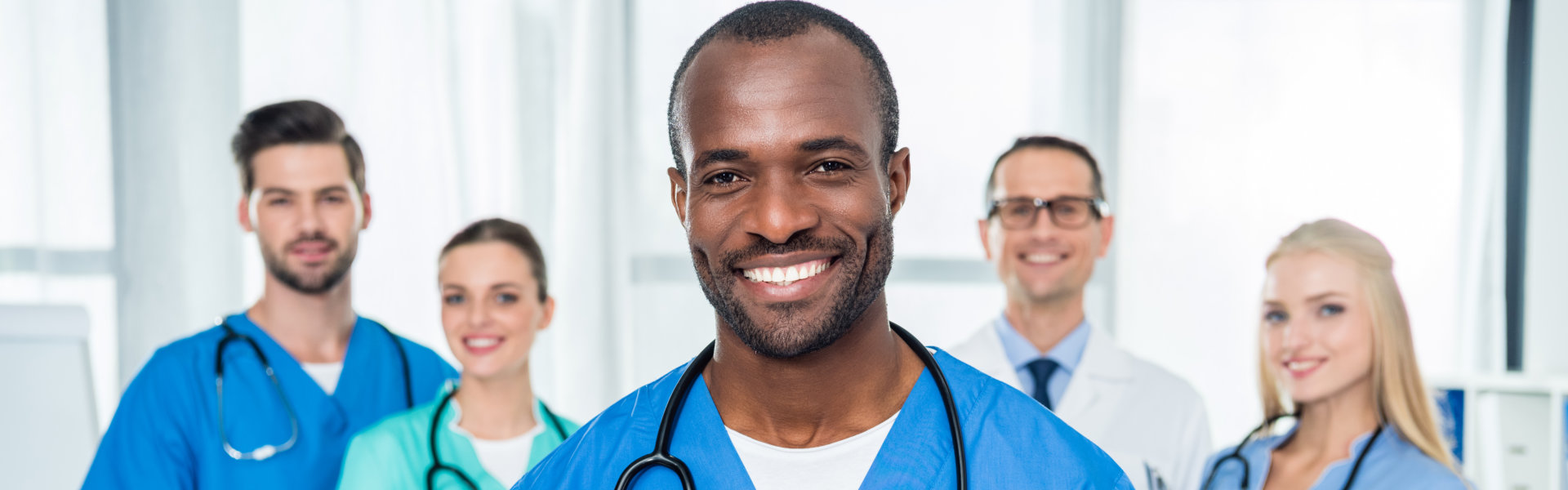 nurses smiling